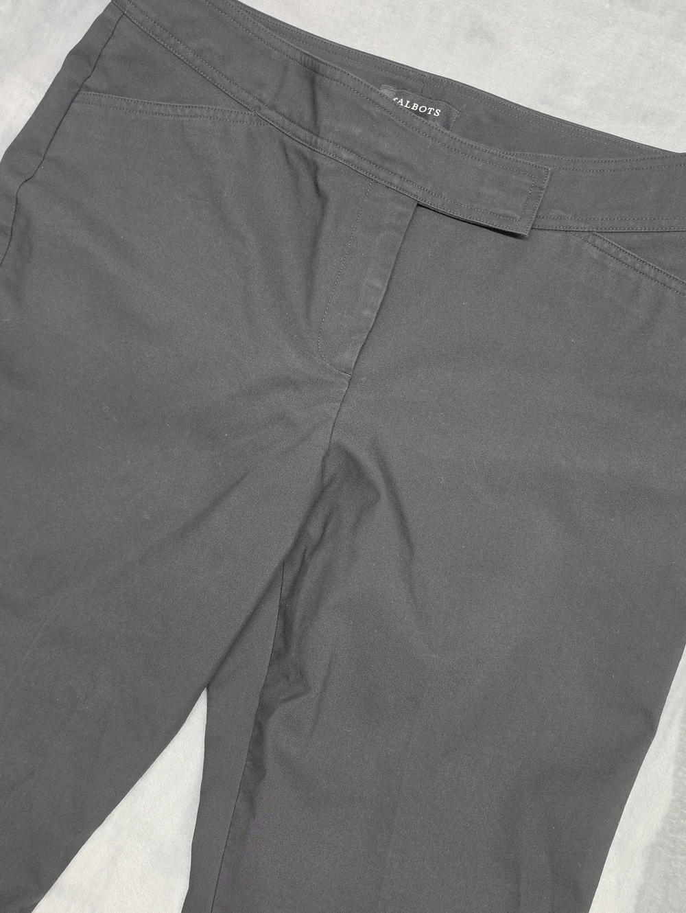 Talbots 14 Black Ankle Crop Pants